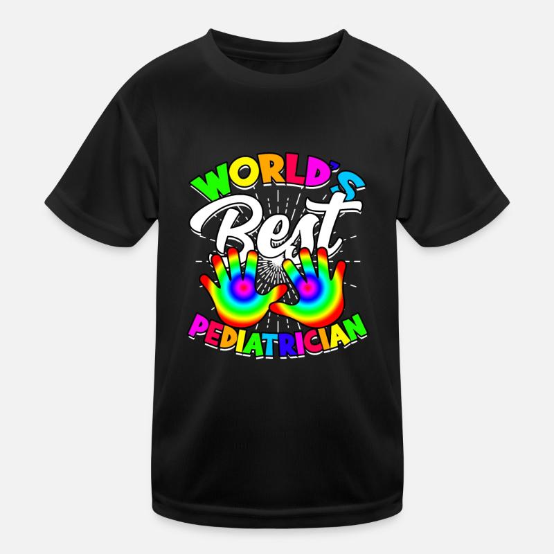 kinderarzt arzt medizin doktor beruf kinder gesche Kinder Funktions-T-Shirt