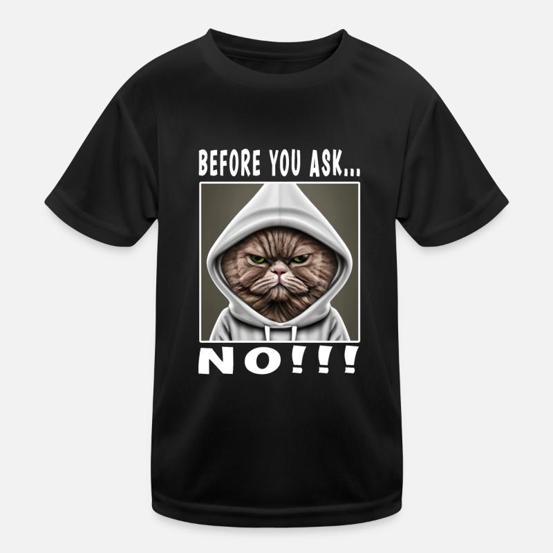 Avant de demander non T-shirt sport Enfant