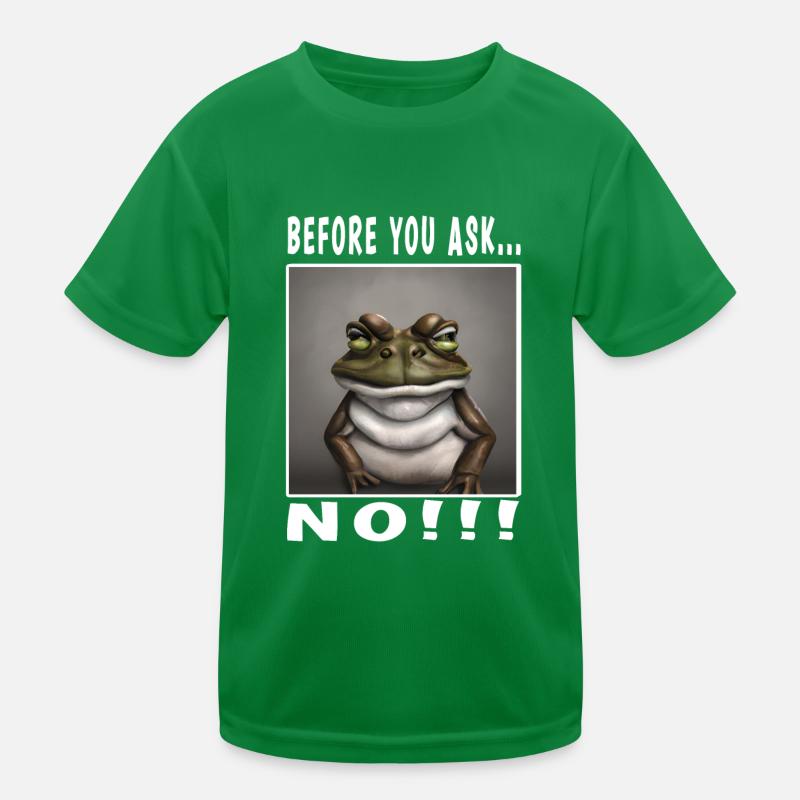 Avant de demander non T-shirt sport Enfant