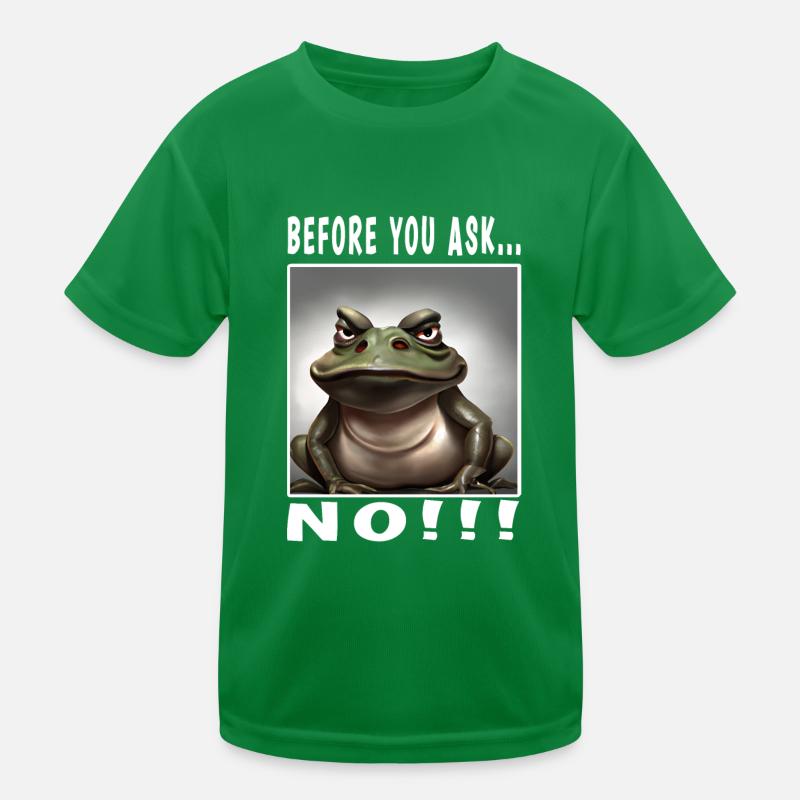 Avant de demander non T-shirt sport Enfant