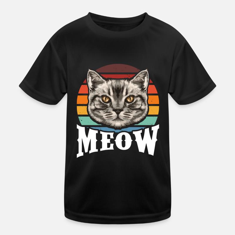 Meow Kids Functional T-Shirt