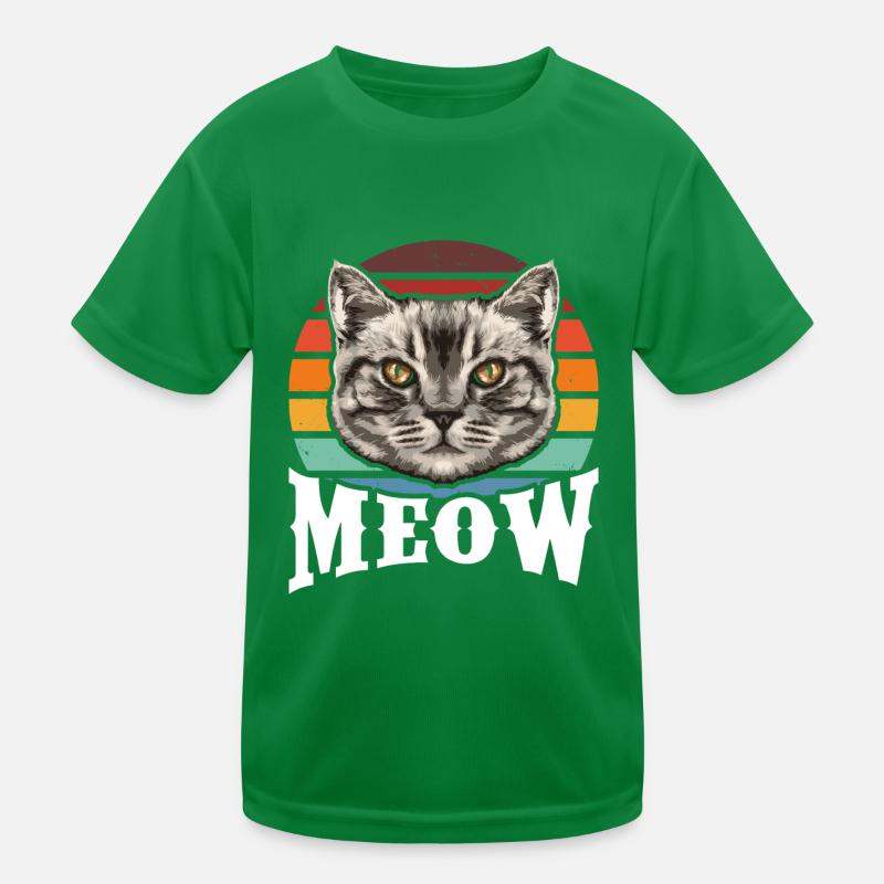 Meow Kids Functional T-Shirt