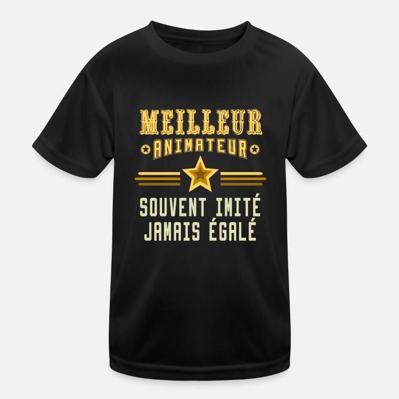 Meilleur animateur du monde T-shirt sport Enfant