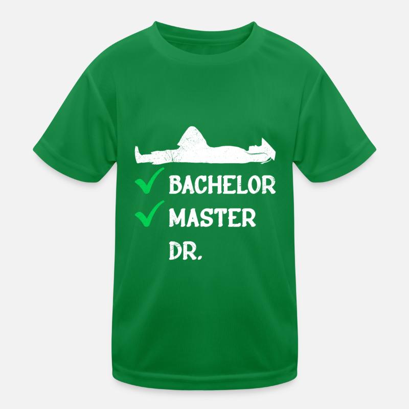 Checklist Bachelor Master Doctoral Degree Kids Functional T-Shirt