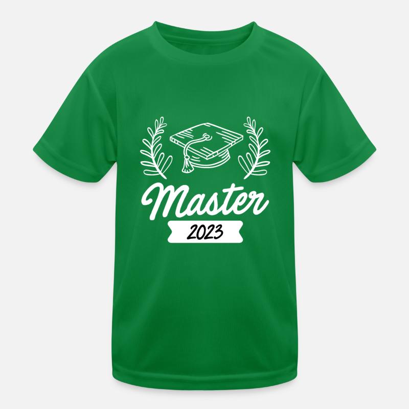 Master 2023 Master's Programme Master's degree Kids Functional T-Shirt