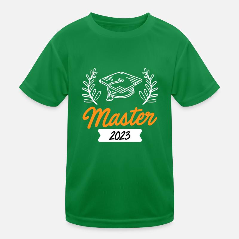 Master 2023 Masterstudium Studium Master Abschluss Kinder Funktions-T-Shirt