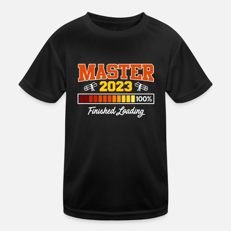 Masterabschluss 2023 Master Abschluss Kinder Funktions-T-Shirt