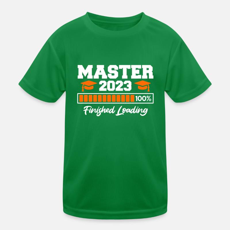Masterabschluss 2023 Master Abschluss Kinder Funktions-T-Shirt