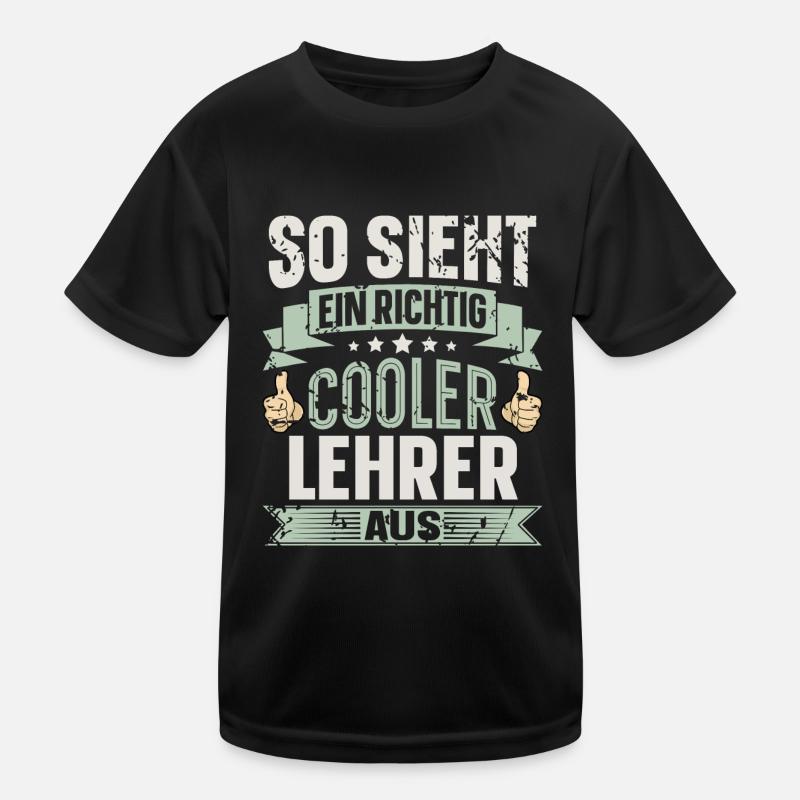Lehrer Kinder Funktions-T-Shirt