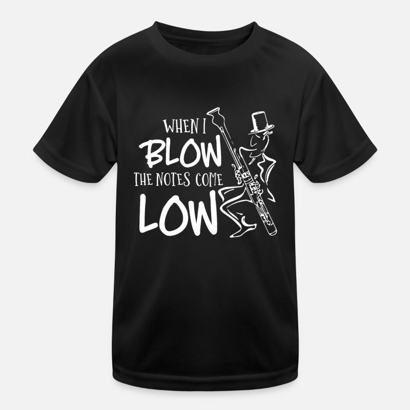 Fassoon, Oboe, Klarinette, Musiklehrer Kinder Funktions-T-Shirt