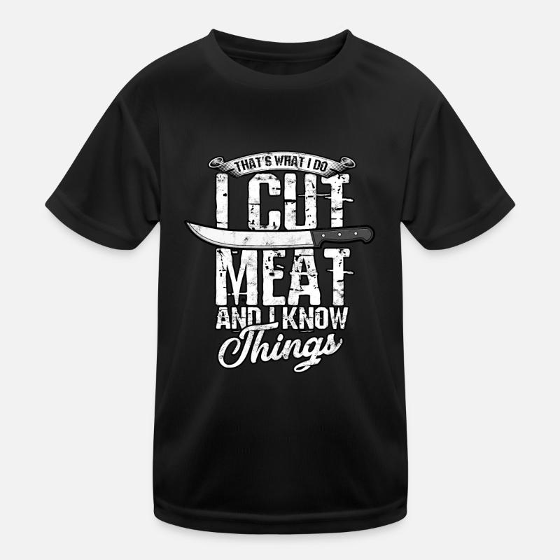 C’est ce que je découpe de viande T-shirt sport Enfant
