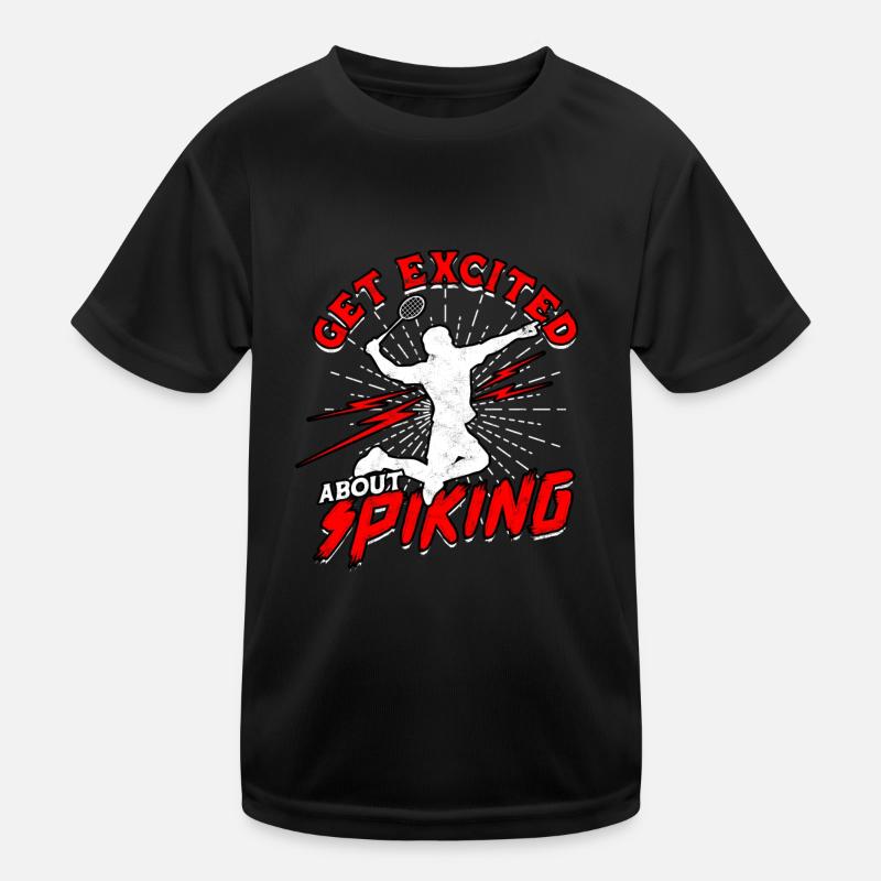 Be excited about Spike Sport Badminton Kids Functional T-Shirt