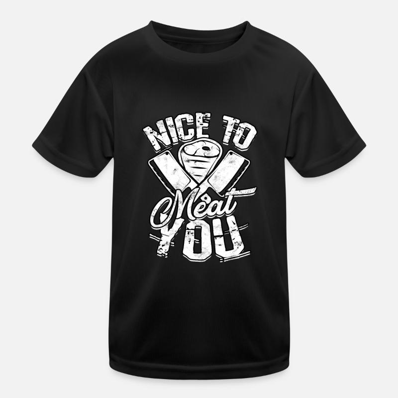 Ravi que vous ayez le chef boucher Metzgery T-shirt sport Enfant