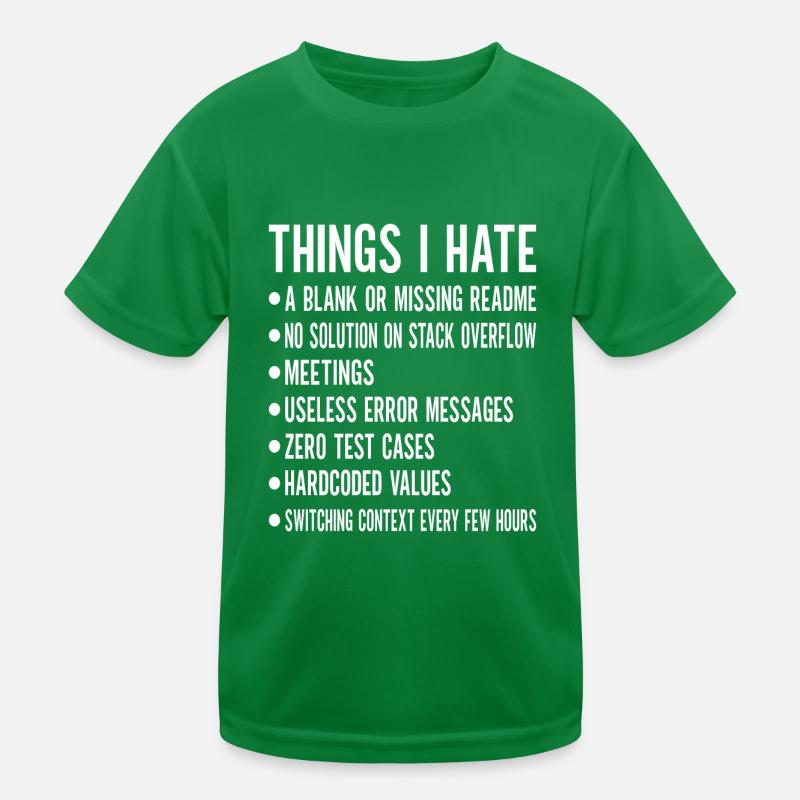 Programmierer Informatiker Kinder Funktions-T-Shirt