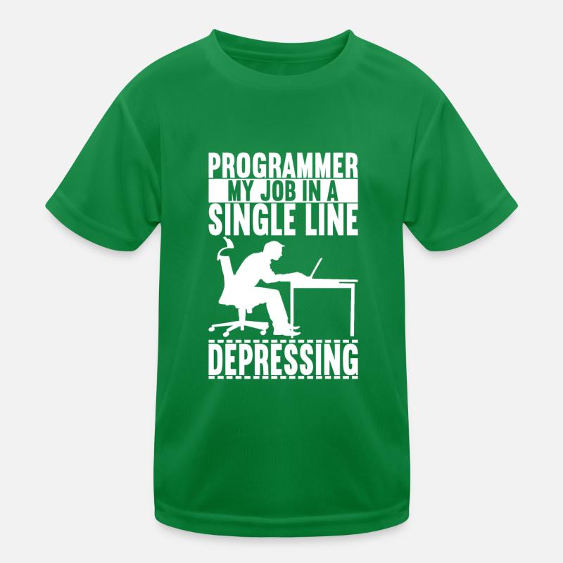 Programmeur Informaticien T-shirt sport Enfant