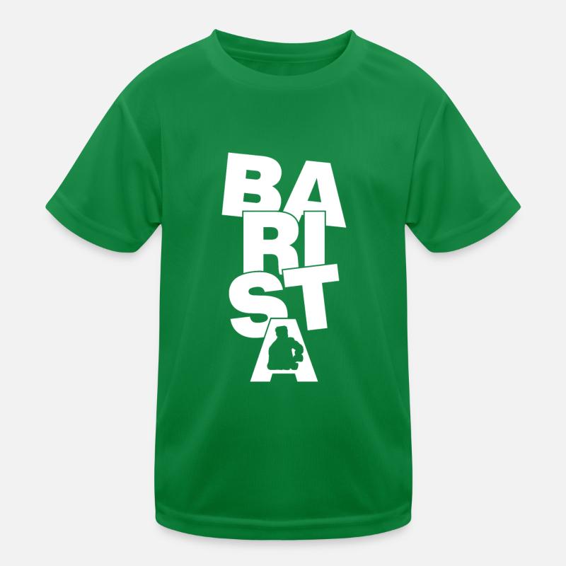 Beruf Arbeit - Barista Kinder Funktions-T-Shirt