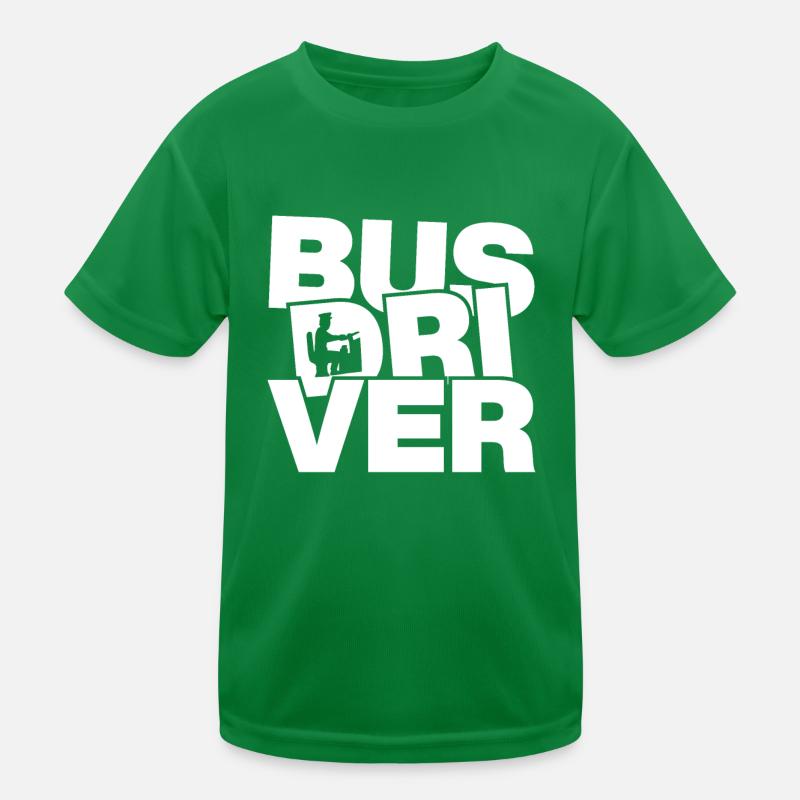 Profession Travail - Chauffeur de bus T-shirt sport Enfant