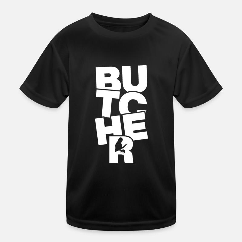 Metzgerei Beruf Job Arbeit - Metzger Kinder Funktions-T-Shirt