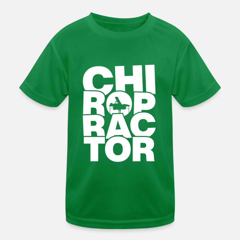 Profession Job Work - Chiropractor Kids Functional T-Shirt