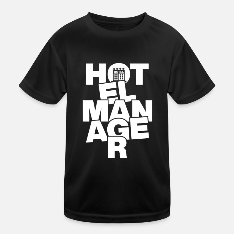 Profession Job Work - Hotel Manager Kids Functional T-Shirt