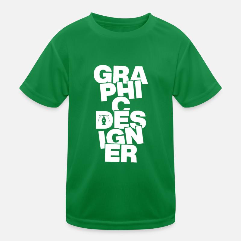 Professional Work - Graphic Designer Kids Functional T-Shirt