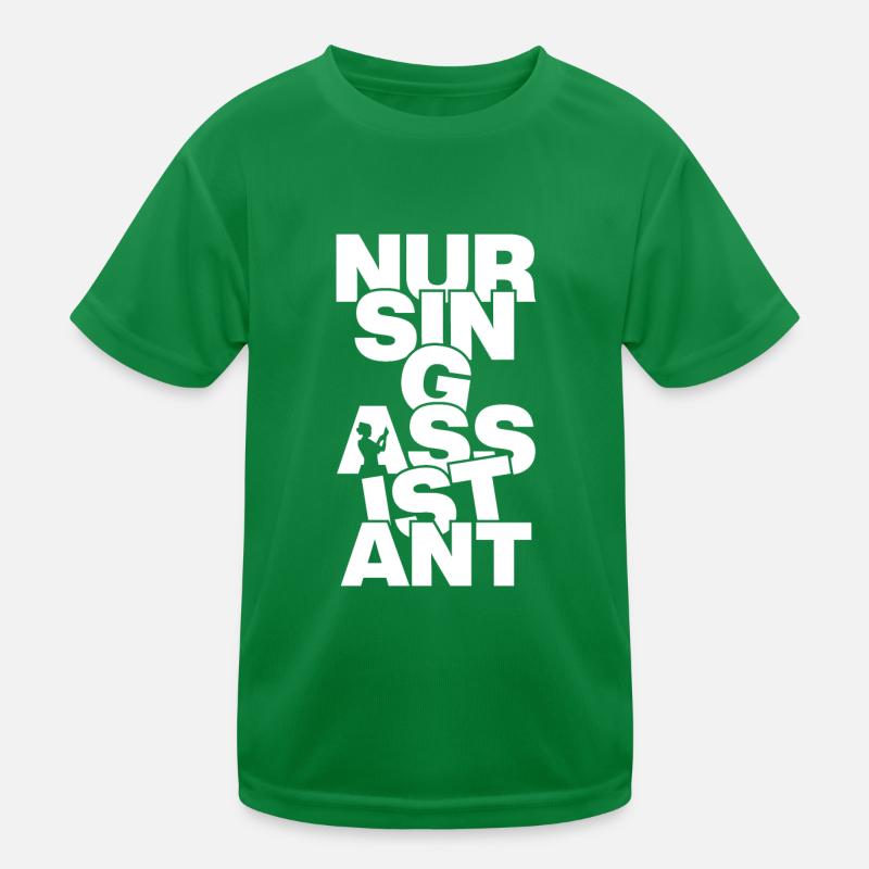 Berufsarbeitsarbeit - Krankenpflegerassistent Kinder Funktions-T-Shirt