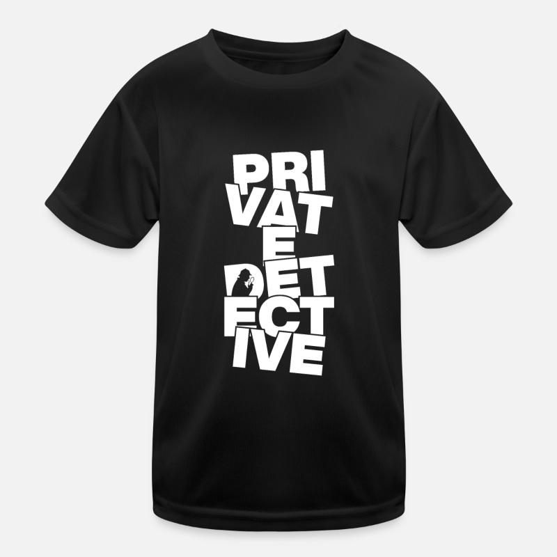Professional Work - Private Detective Kids Functional T-Shirt