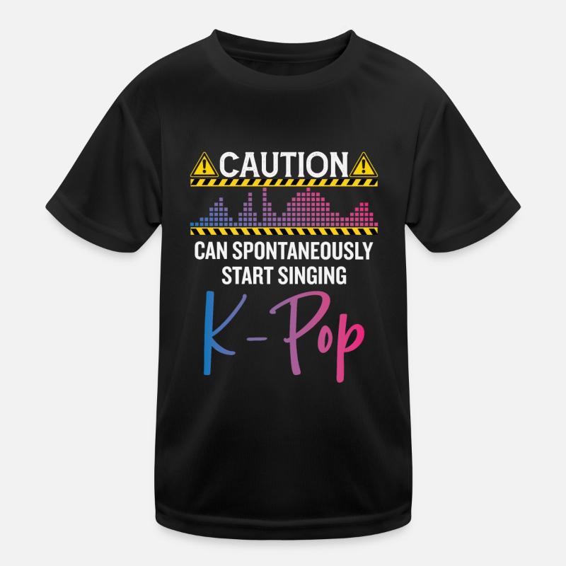 Kpop Lover Corée du Sud Musique pop T-shirt sport Enfant