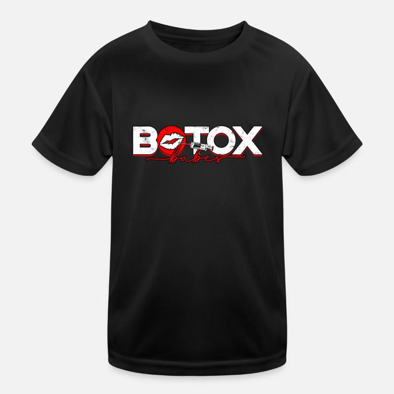 Agents de comblement de chirurgie des lèvres Injecteur de Botox T-shirt sport Enfant