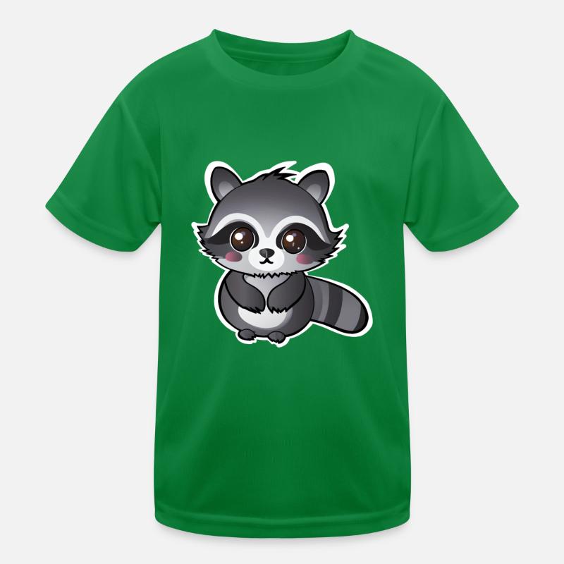 Raccoon Kids Functional T-Shirt