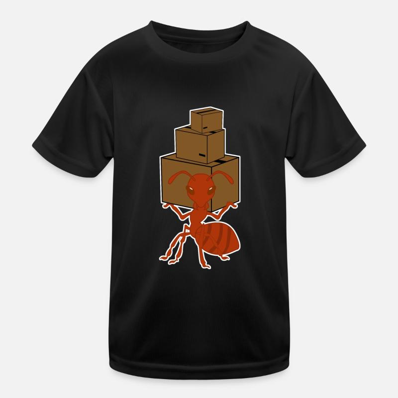 Ant parcel courier Parcel delivery ants Kids Functional T-Shirt