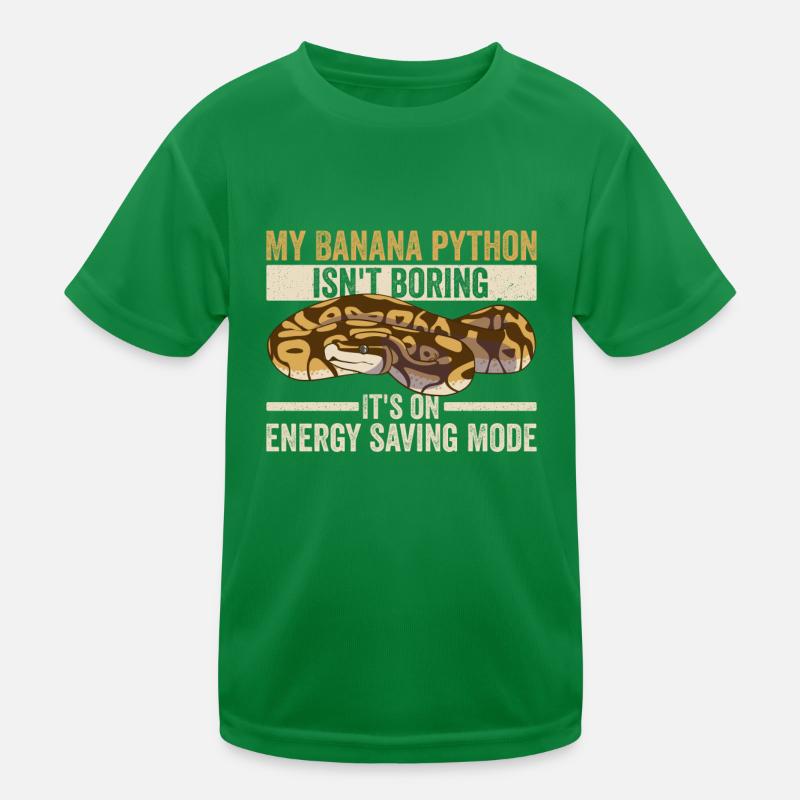 Königspython für banane königspython besitzer T-shirt sport Enfant