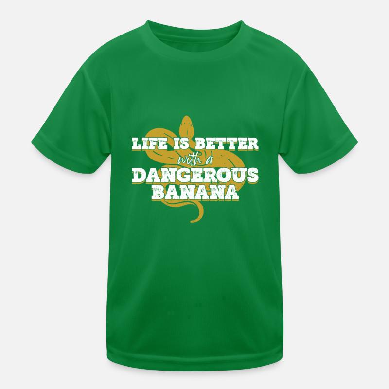 Banana Ball Python Königspython Kids Functional T-Shirt