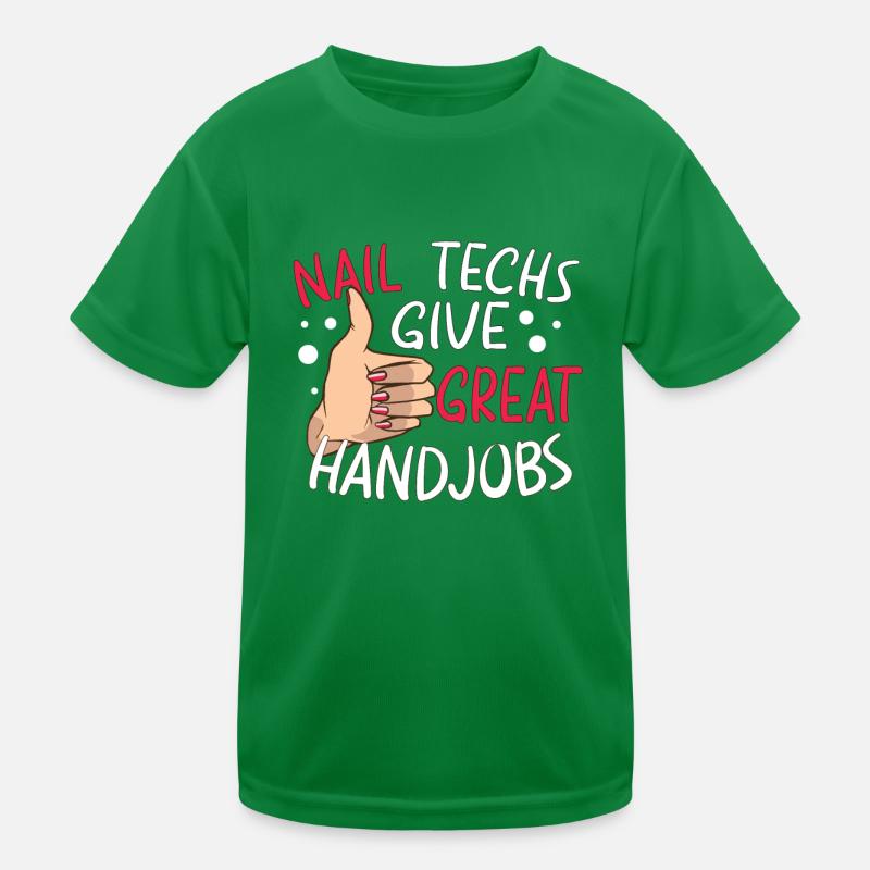 Nail Tech Nail Technician Manucure Nails Artist T-shirt sport Enfant
