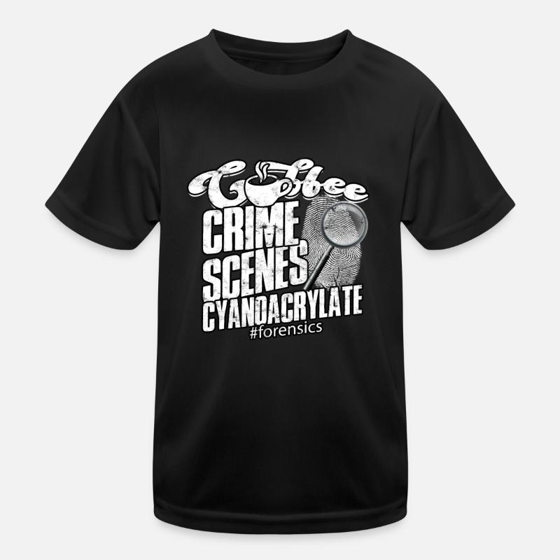 Forensic Science Detective True Crime Investigator Kinder Funktions-T-Shirt