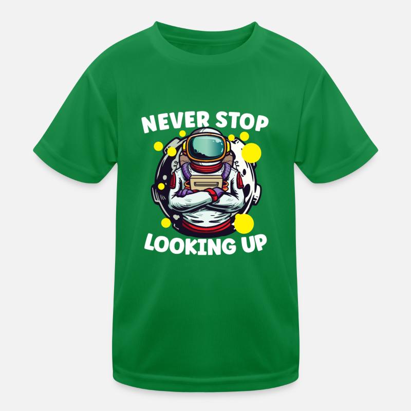 Astronaut Astronomy Solar System Space Kids Kids Functional T-Shirt