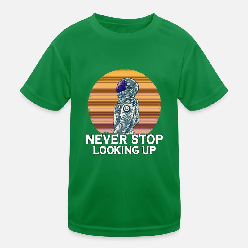 Astronaut Astronomy Solar System Space Kids Kids Functional T-Shirt