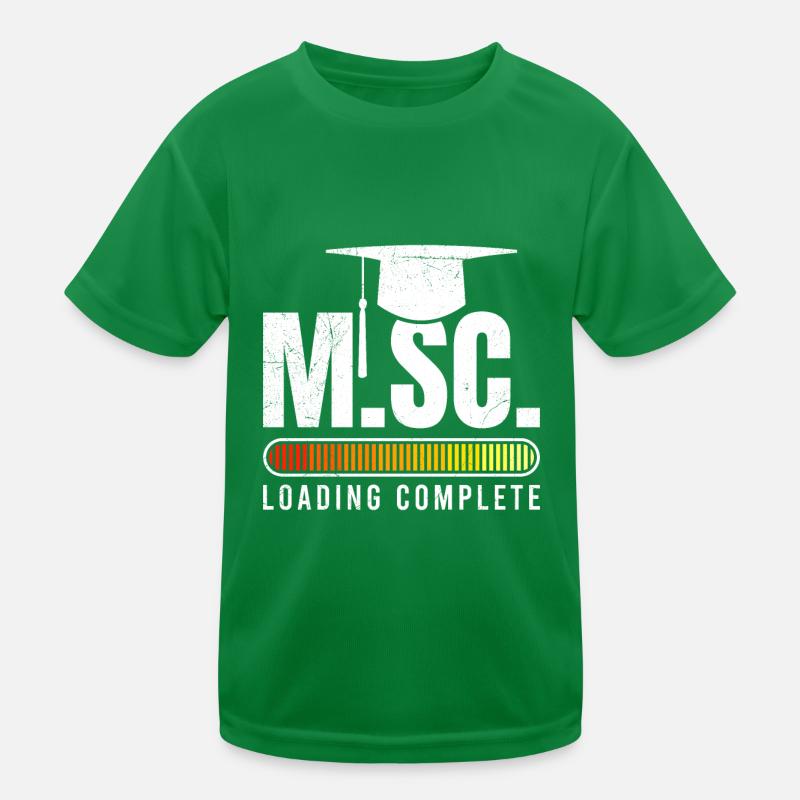 M.Sc Master complet Master of Science T-shirt sport Enfant