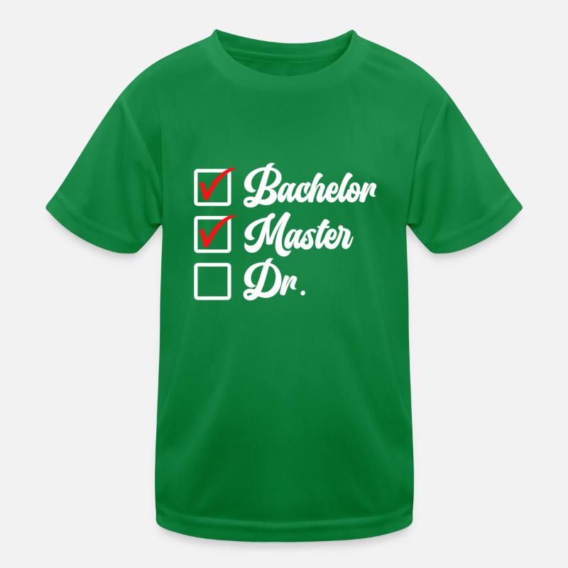 Bachelor Abschluss Master Abschluss Doktor Kinder Funktions-T-Shirt