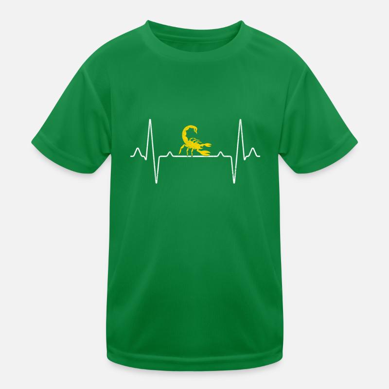 Scorpio heartbeat Kids Functional T-Shirt
