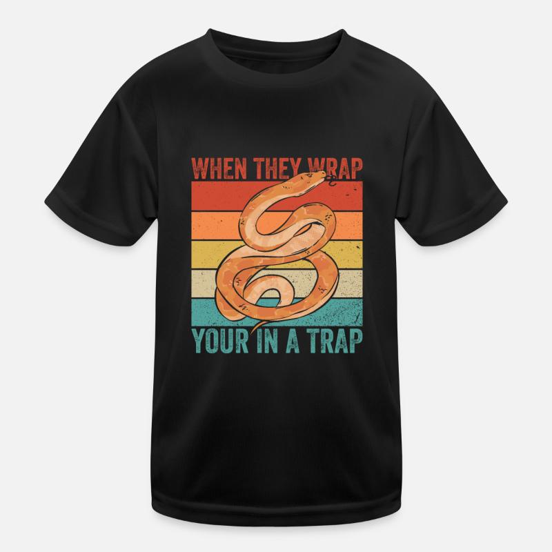 Königspython Banana Ball Python Kids Functional T-Shirt