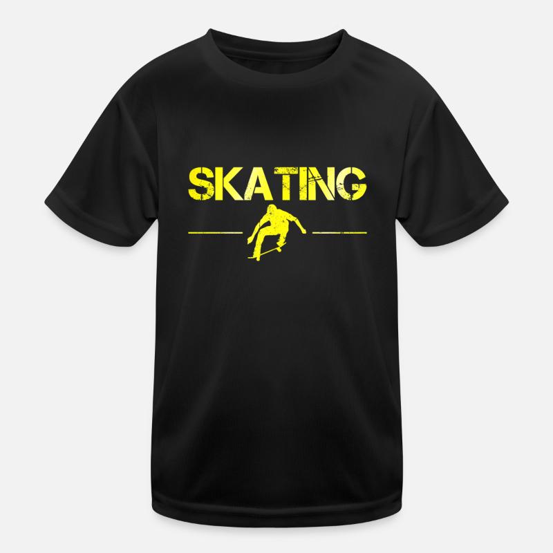 Skating Kids Functional T-Shirt
