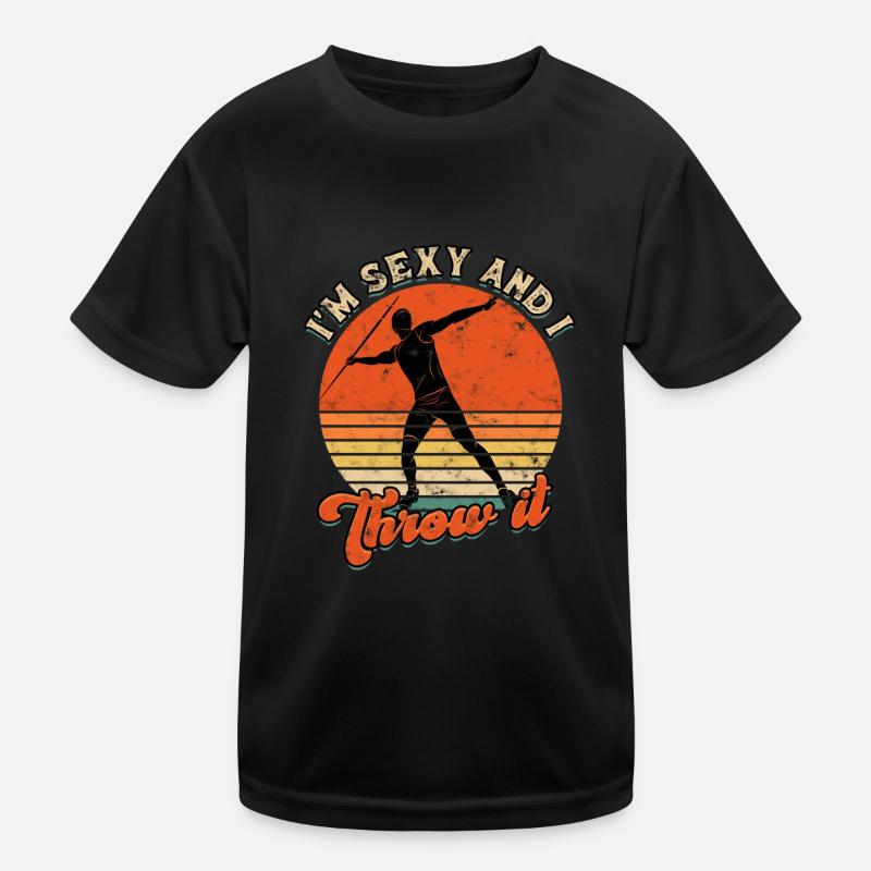 Speer lance des œuvres d’athlétisme T-shirt sport Enfant