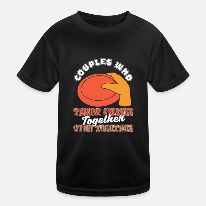Frisbee Paar Kinder Funktions-T-Shirt