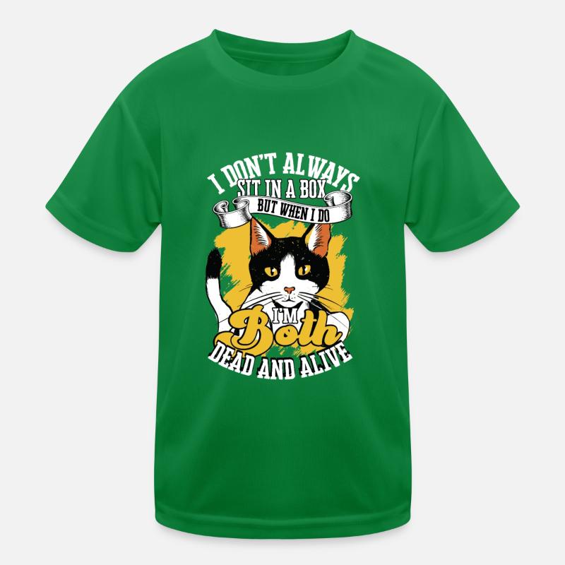 Schrödinger’s Cat Box Alive Dead Physique quantique T-shirt sport Enfant