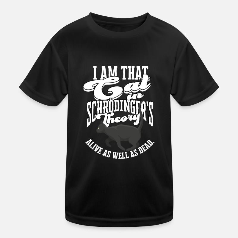 Schrodinger's cat theory quantum physics Kids Functional T-Shirt