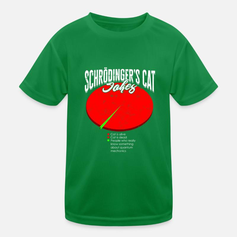 Les blagues du chat de Schrödinger Physique quantique T-shirt sport Enfant