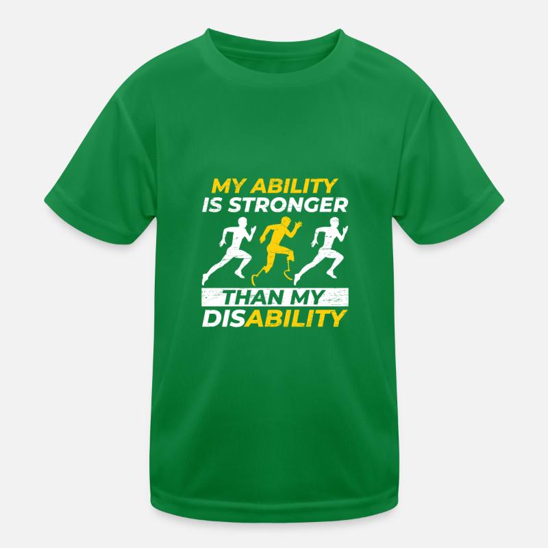 Ability is more Kids Functional T-Shirt