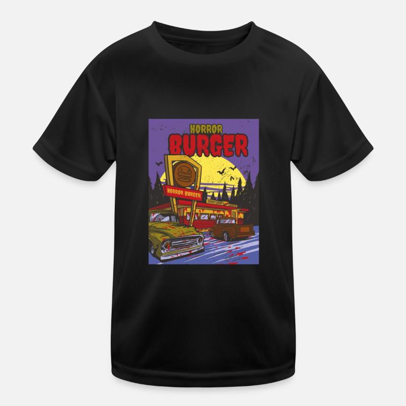 Horror-Burger Blut Horror-Burger Blut Inspiration Kinder Funktions-T-Shirt