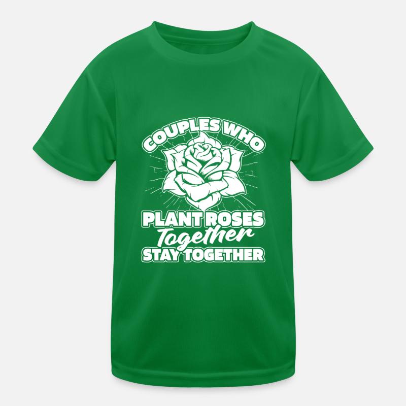Rose Pair Kids Functional T-Shirt